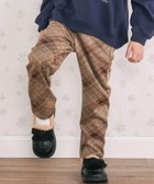 【ベベ オンライン ストア/BEBE ONLINE STORE / KIDS】の【お揃い】チェックくるま総柄ロングパンツ(80~130cm) ブラウン系|ID: prp329100004824965 ipo3291000000035094557