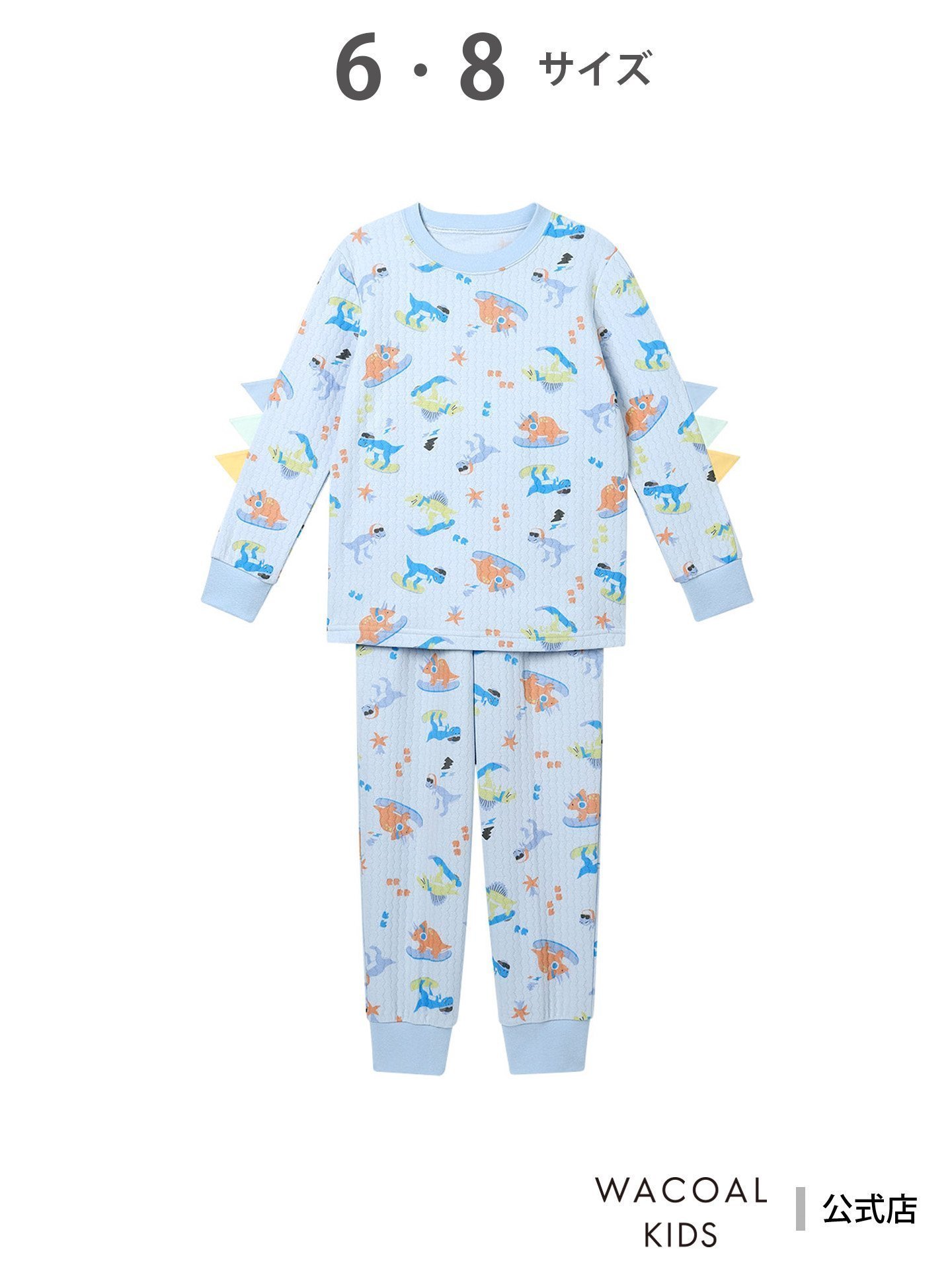 【ワコール/WACOAL / KIDS】のワコール キッズ 男児パジャマ 綿混キルトニット素材(本体) 長袖 長ズボン インテリア・キッズ・メンズ・レディースファッション・服の通販 founy(ファニー) 　ファッション　Fashion　キッズファッション　Fashion for Kids　キルト　Quilt, Quilted Fabric　スポーツ　Sports, Activewear　パジャマ　Pajamas, Sleepwear　プリント　Print, Printed Pattern　ボトム　Bottoms, Lower Wear　モチーフ　Motif, Design Theme　冬　Winter / This Winter　長袖　Long Sleeve, Full Sleeve　SX|ID: prp329100004824967 ipo3291000000035094571