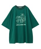 【キャンディストリッパー/Candy Stripper】のMUSHROOM TWINS OVER SIZE RAGLAN TOPS 人気、トレンドファッション・服の通販 founy(ファニー) ファッション Fashion レディースファッション Fashion for Women トップス・カットソー Cut & Sew Tops おすすめ Recommended / Our Picks モチーフ Motif, Design Theme thumbnail GREEN|ID: prp329100004824968 ipo3291000000035094592