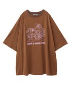 【キャンディストリッパー/Candy Stripper】のMUSHROOM TWINS OVER SIZE RAGLAN TOPS 人気、トレンドファッション・服の通販 founy(ファニー) ファッション Fashion レディースファッション Fashion for Women トップス・カットソー Cut & Sew Tops おすすめ Recommended / Our Picks モチーフ Motif, Design Theme thumbnail BROWN|ID: prp329100004824968 ipo3291000000035094593