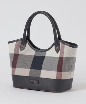 【ブルーレーベル クレストブリッジ/BLUE LABEL CRESTBRIDGE】のクレストブリッジチェックキャンバスレザー切替ミニトート 人気、トレンドファッション・服の通販 founy(ファニー) ファッション Fashion レディースファッション Fashion for Women バッグ Bags パイピング Piping, Trim Design 切替 Switching, Contrast Panel |ID:prp329100004824969