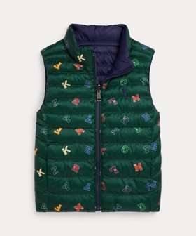 【ラルフローレン/RALPH LAUREN / KIDS】の(ボーイズ 2才~7才)P-Layer 2 リバーシブル ベスト 人気、トレンドファッション・服の通販 founy(ファニー) ファッション Fashion キッズファッション Fashion for Kids ダウン Down, Puffer フィット Fit, Slim Fit プリント Print, Printed Pattern ベスト Vest, Waistcoat ボーイズ Boyish, Boy Style モックネック Mock Neck, Short Turtleneck 無地 Plain, Solid Color リバーシブル Reversible, Two-Sided |ID:prp329100004824971