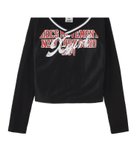 【エックスガール/X-girl】のX-girl/MESH PNEL LS CMPCT TP 人気、トレンドファッション・服の通販 founy(ファニー) ファッション Fashion レディースファッション Fashion for Women カットソー Cut and Sewn Top カーゴパンツ Cargo Pants, Utility Pants グラフィック Graphic, Graphic Design コンパクト Compact, Small Size トレンド Trend, Trending Now 長袖 Long Sleeve, Full Sleeve フロント Front, Front Design プリント Print, Printed Pattern メッシュ Mesh, Net Fabric おすすめ Recommended / Our Picks thumbnail BLACK|ID: prp329100004824973 ipo3291000000035094630