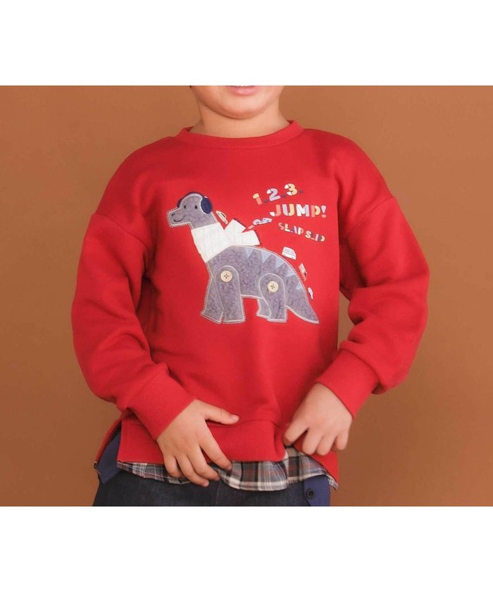 【ベベ オンライン ストア/BEBE ONLINE STORE / KIDS】のはたらくくるま恐竜パッチ刺しゅう*チェック切替トレーナー(80~130cm) インテリア・キッズ・メンズ・レディースファッション・服の通販 founy(ファニー) https://founy.com/ ファッション Fashion キッズファッション Fashion for Kids 秋 Autumn 切替 Switching, Contrast Panel チェック Check, Plaid, Tartan トレーナー Sweatshirt, Trainer 人気 Popular, Best Seller 長袖 Long Sleeve, Full Sleeve パッチ Patch, Appliqué フレンチ French, French Style マフラー Scarf, Muffler ミックス Mix, Mixed Style モチーフ Motif, Design Theme A/W・秋冬 Autumn/Winter エレガント 上品 Elegant 2025年 2025 2025-2026秋冬・A/W Autumn/Winter 2025–26 AW25–26 |ID: prp329100004824975 ipo3291000000035094683