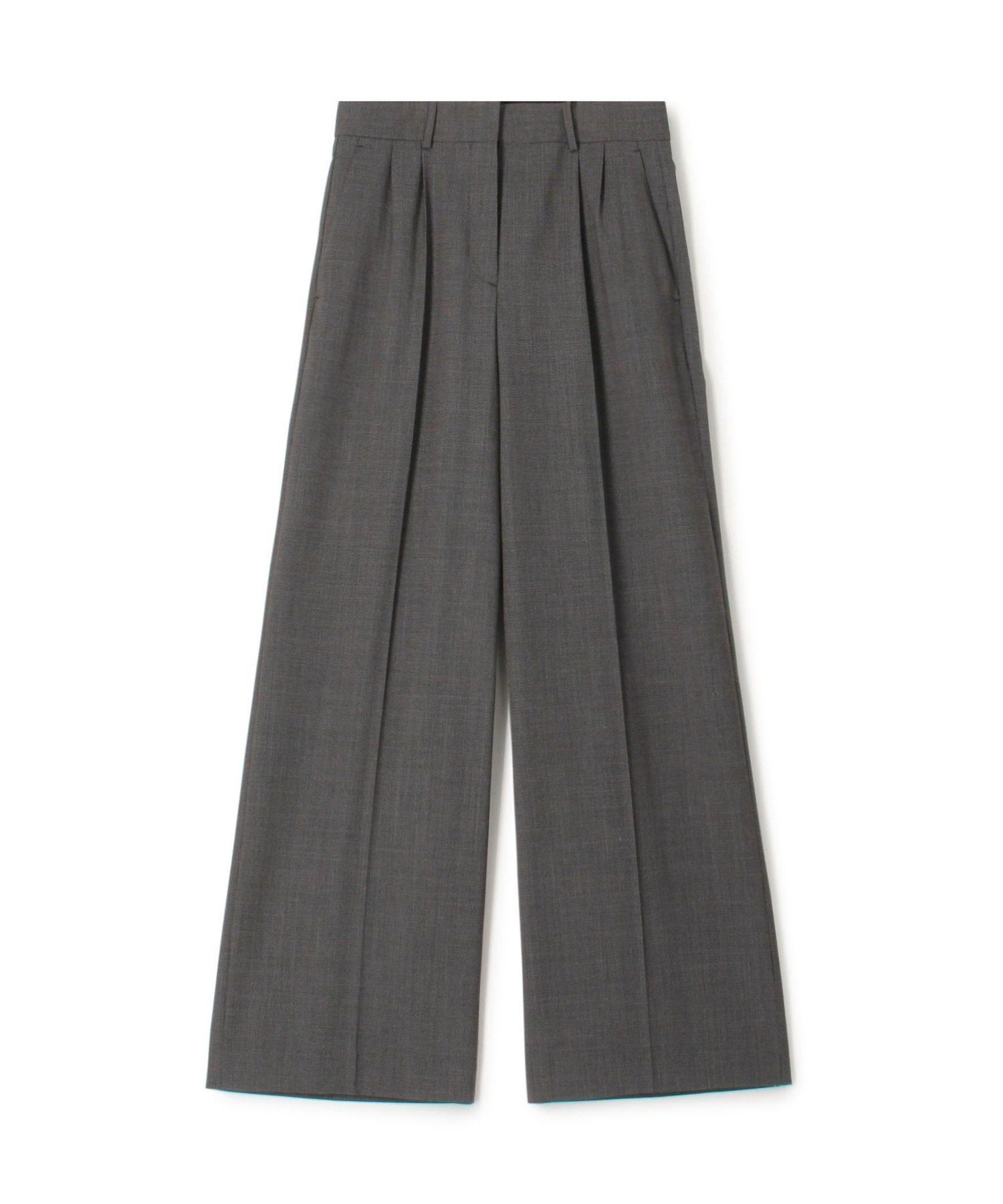 【トゥモローランド/TOMORROWLAND】のハイツイストギャバジン タックパンツ インテリア・キッズ・メンズ・レディースファッション・服の通販 founy(ファニー) 　ファッション　Fashion　レディースファッション　Fashion for Women　パンツ　Pants & Trousers　クール　Cool, Chic　ジャケット　Jacket, Outerwear　ストレッチ　Stretch, Stretchy Fabric　フォーマル　Formal, Dressy　フロント　Front, Front Design　ベーシック　Basic, Essential　マニッシュ　Mannish, Boyish　定番　Standard, Basic Item　18 ブラック系|ID: prp329100004824980 ipo3291000000035094727