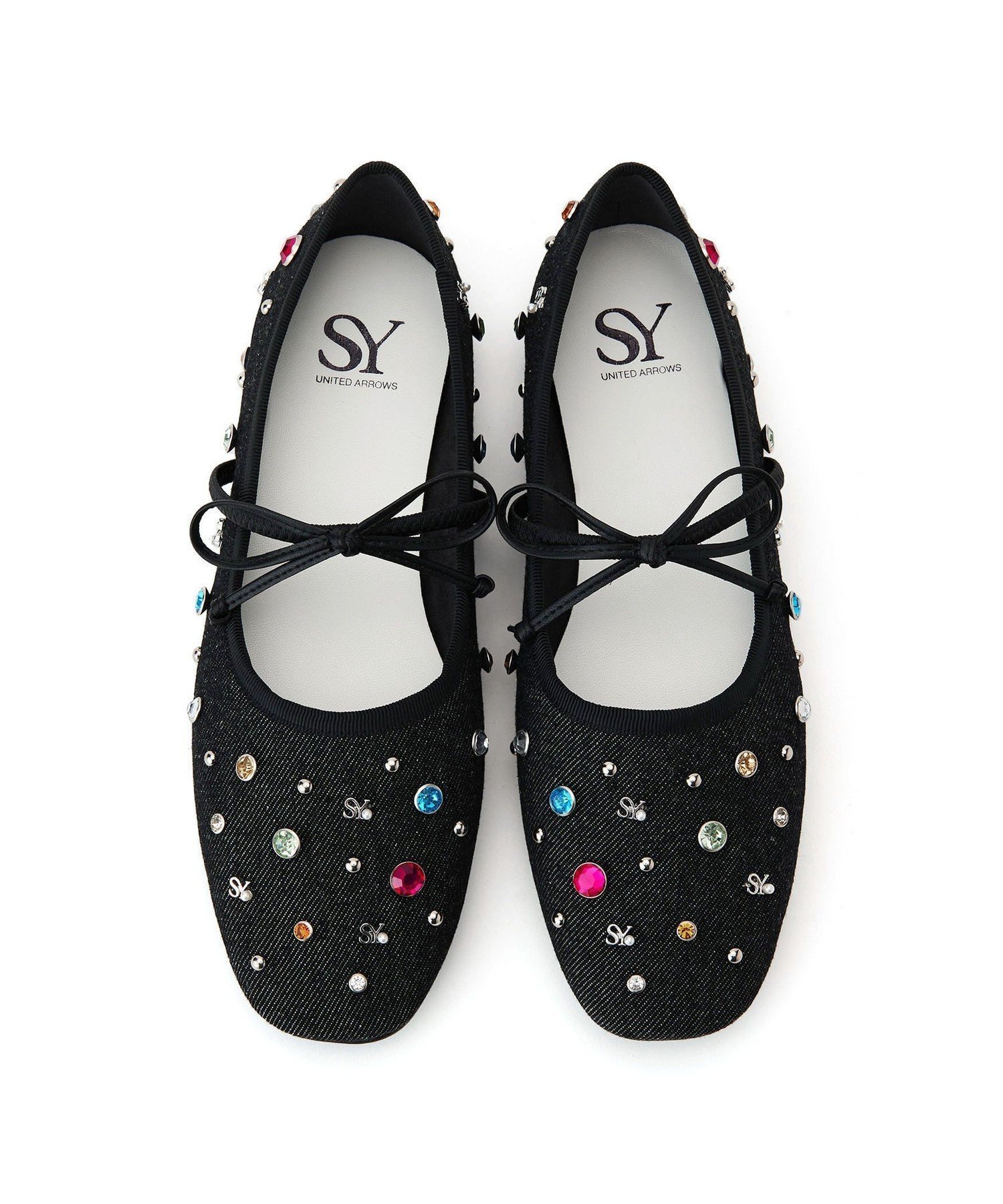 【オデット エ オディール/Odette e Odile】のSY マルチドットバレエ フラット10●↑ インテリア・キッズ・メンズ・レディースファッション・服の通販 founy(ファニー) 　ファッション　Fashion　レディースファッション　Fashion for Women　サテン　Satin, Glossy Fabric　シャーリング　Shirring, Ruched　シューズ　Shoes, Footwear　シルバー　Silver, Metallic Silver　スタッズ　Studs, Metal Accents　スパンコール　Sequins, Sequin Embellishment　デニム　Denim, Jeans Material　トレンド　Trend, Trending Now　バレエ　Ballet, Ballet Style　パール　Pearl, Pearl Accent　フラット　Flat, Flat Shoes　リアル　Real, Realistic　リボン　Ribbon, Bow　その他2|ID: prp329100004824993 ipo3291000000035094892