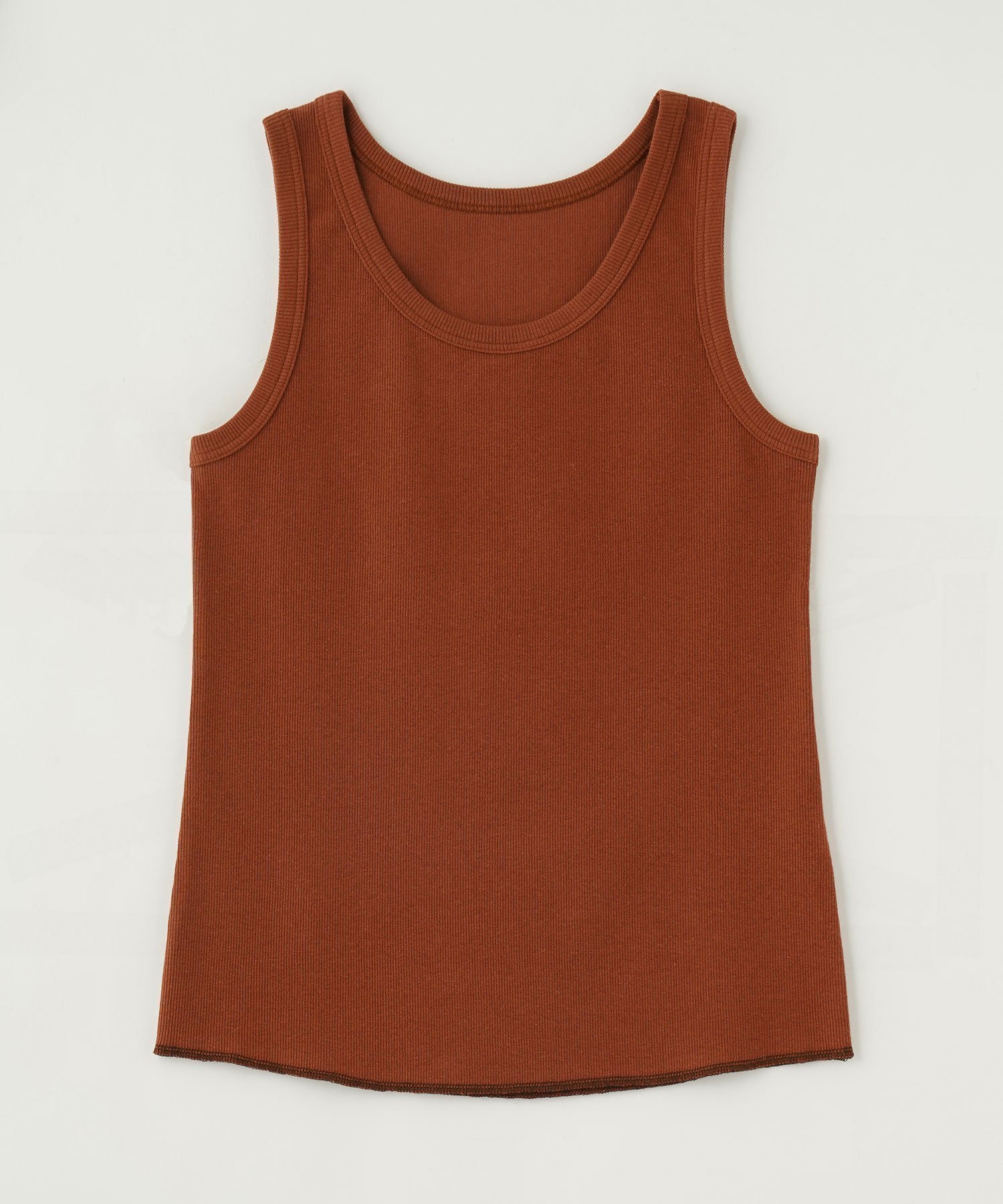 【ローズバッド/ROSE BUD】のベーシック2WAYタンク インテリア・キッズ・メンズ・レディースファッション・服の通販 founy(ファニー) 　ファッション　Fashion　レディースファッション　Fashion for Women　インナー　Innerwear　カットソー　Cut and Sewn Top　タンク　Tank Top, Sleeveless Top　パターン　Pattern, Design Print　ベーシック　Basic, Essential　BROWN|ID: prp329100004825005 ipo3291000000035094997
