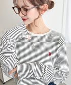 【モーメントプラス/moment+ / MEN】のU.S.POLO ASSN ワンポイント刺繍ロンT袖くしゅくしゅボーダーロンT 人気、トレンドファッション・服の通販 founy(ファニー) ファッション Fashion メンズファッション Fashion for Men インナー Innerwear カーディガン Cardigan, Knitwear 軽量 Lightweight, Ultra Light シンプル Simple, Minimal ジャケット Jacket, Outerwear デニム Denim, Jeans Material トレンド Trend, Trending Now ベーシック Basic, Essential ボトム Bottoms, Lower Wear ボーダー Border, Stripe 別注 Limited Edition, Custom Order ロング Long, Long-Length ワイド Wide, Wide Fit ワンポイント One Point, Statement Accent 再入荷 Restock / Back in Stock プチプライス・低価格 Affordable / Budget Price thumbnail オフホワイト|ID: prp329100004825018 ipo3291000000035095090