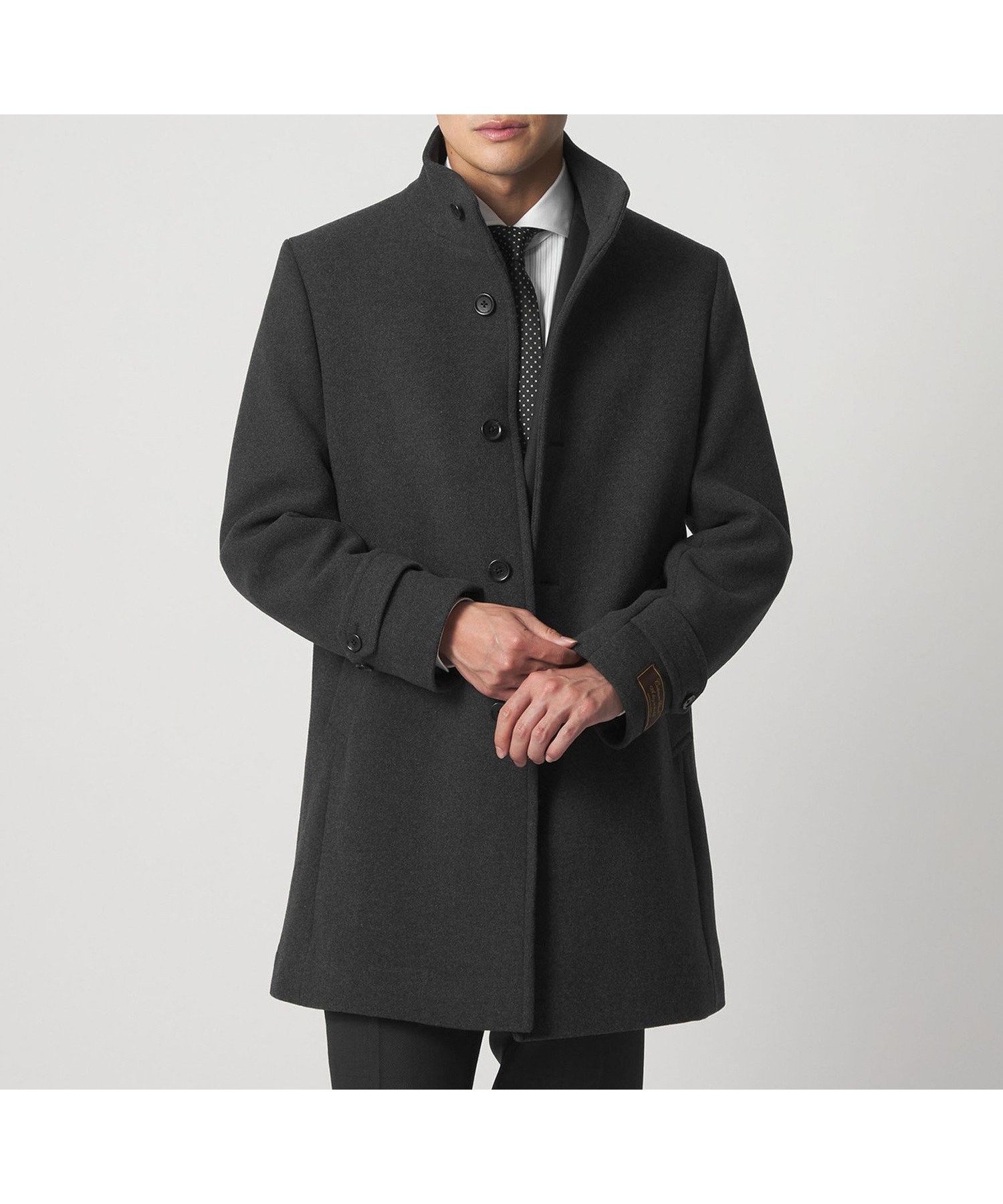 【ユナイテッドアローズ/UNITED ARROWS / MEN】のメルトン スタンドカラーコート A DAY IN THE LIFE インテリア・キッズ・メンズ・レディースファッション・服の通販 founy(ファニー) 　ファッション　Fashion　メンズファッション　Fashion for Men　スタイリッシュ　Stylish, Fashionable　スタンド　Stand Collar, Upright Stand　スマート　Smart, Elegant　スーツ　Suit, Formalwear　セットアップ　Set-Up, Coordinated Outfit　トレンド　Trend, Trending Now　バランス　Balance, Style Balance　防寒　Cold Protection, Winter-Ready　メルトン　Melton, Heavy Wool　A/W・秋冬　Autumn/Winter　アウトレット　Outlet / Clearance　ビジネス 仕事 通勤　Business / Work / Commuting　MD.GRAY|ID: prp329100004825046 ipo3291000000035095340