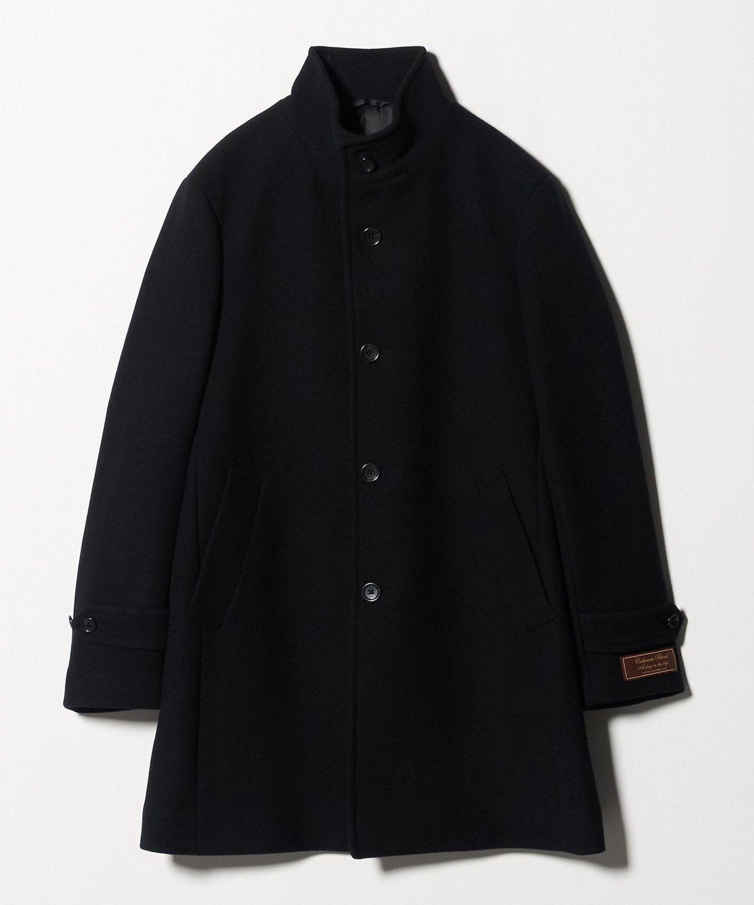 【ユナイテッドアローズ/UNITED ARROWS / MEN】のメルトン スタンドカラーコート A DAY IN THE LIFE インテリア・キッズ・メンズ・レディースファッション・服の通販 founy(ファニー) 　ファッション　Fashion　メンズファッション　Fashion for Men　スタイリッシュ　Stylish, Fashionable　スタンド　Stand Collar, Upright Stand　スマート　Smart, Elegant　スーツ　Suit, Formalwear　セットアップ　Set-Up, Coordinated Outfit　トレンド　Trend, Trending Now　バランス　Balance, Style Balance　防寒　Cold Protection, Winter-Ready　メルトン　Melton, Heavy Wool　A/W・秋冬　Autumn/Winter　アウトレット　Outlet / Clearance　ビジネス 仕事 通勤　Business / Work / Commuting　BLACK|ID: prp329100004825046 ipo3291000000035095341