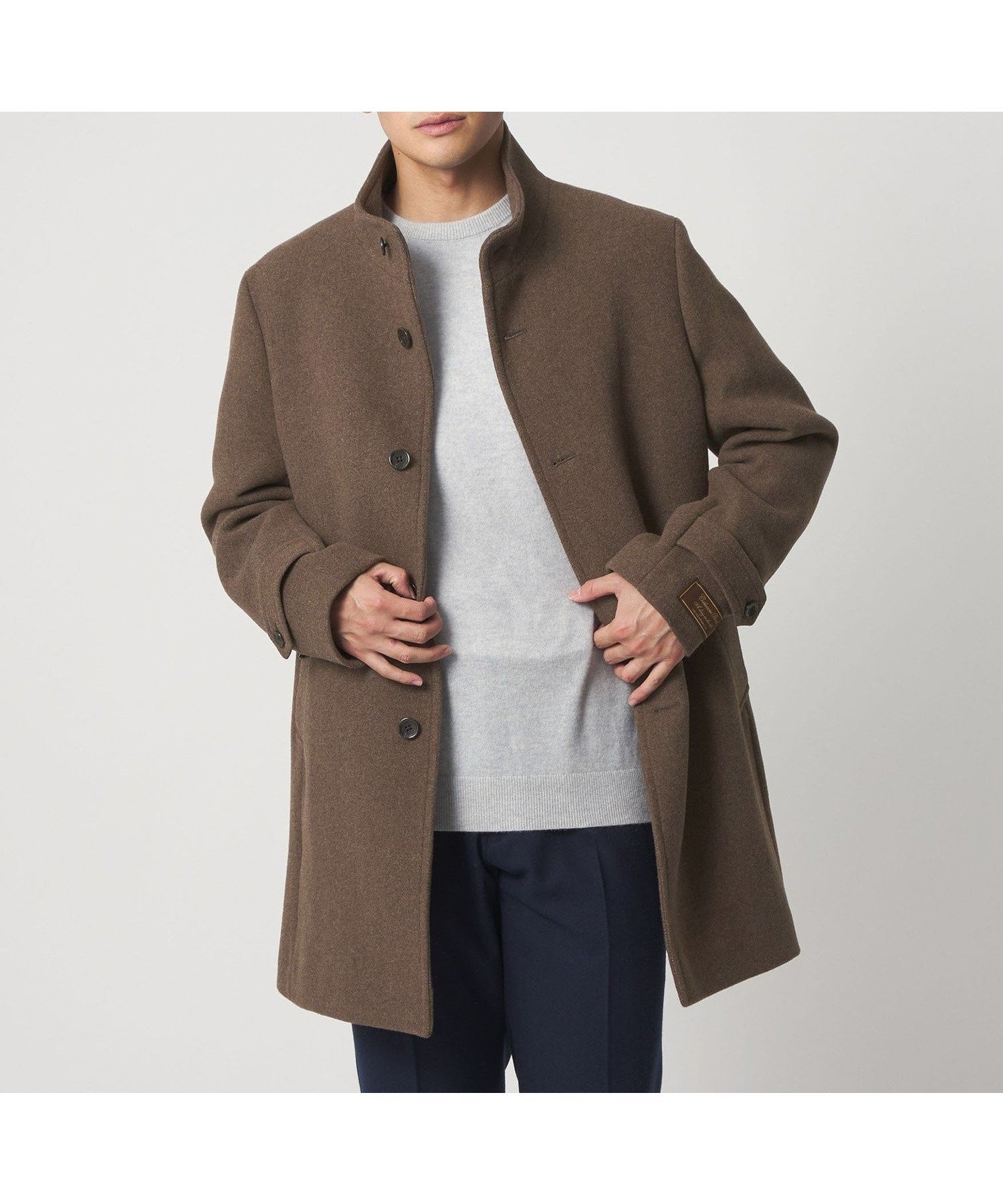 【ユナイテッドアローズ/UNITED ARROWS / MEN】のメルトン スタンドカラーコート A DAY IN THE LIFE インテリア・キッズ・メンズ・レディースファッション・服の通販 founy(ファニー) 　ファッション　Fashion　メンズファッション　Fashion for Men　スタイリッシュ　Stylish, Fashionable　スタンド　Stand Collar, Upright Stand　スマート　Smart, Elegant　スーツ　Suit, Formalwear　セットアップ　Set-Up, Coordinated Outfit　トレンド　Trend, Trending Now　バランス　Balance, Style Balance　防寒　Cold Protection, Winter-Ready　メルトン　Melton, Heavy Wool　A/W・秋冬　Autumn/Winter　アウトレット　Outlet / Clearance　ビジネス 仕事 通勤　Business / Work / Commuting　MOCA|ID: prp329100004825046 ipo3291000000035095342