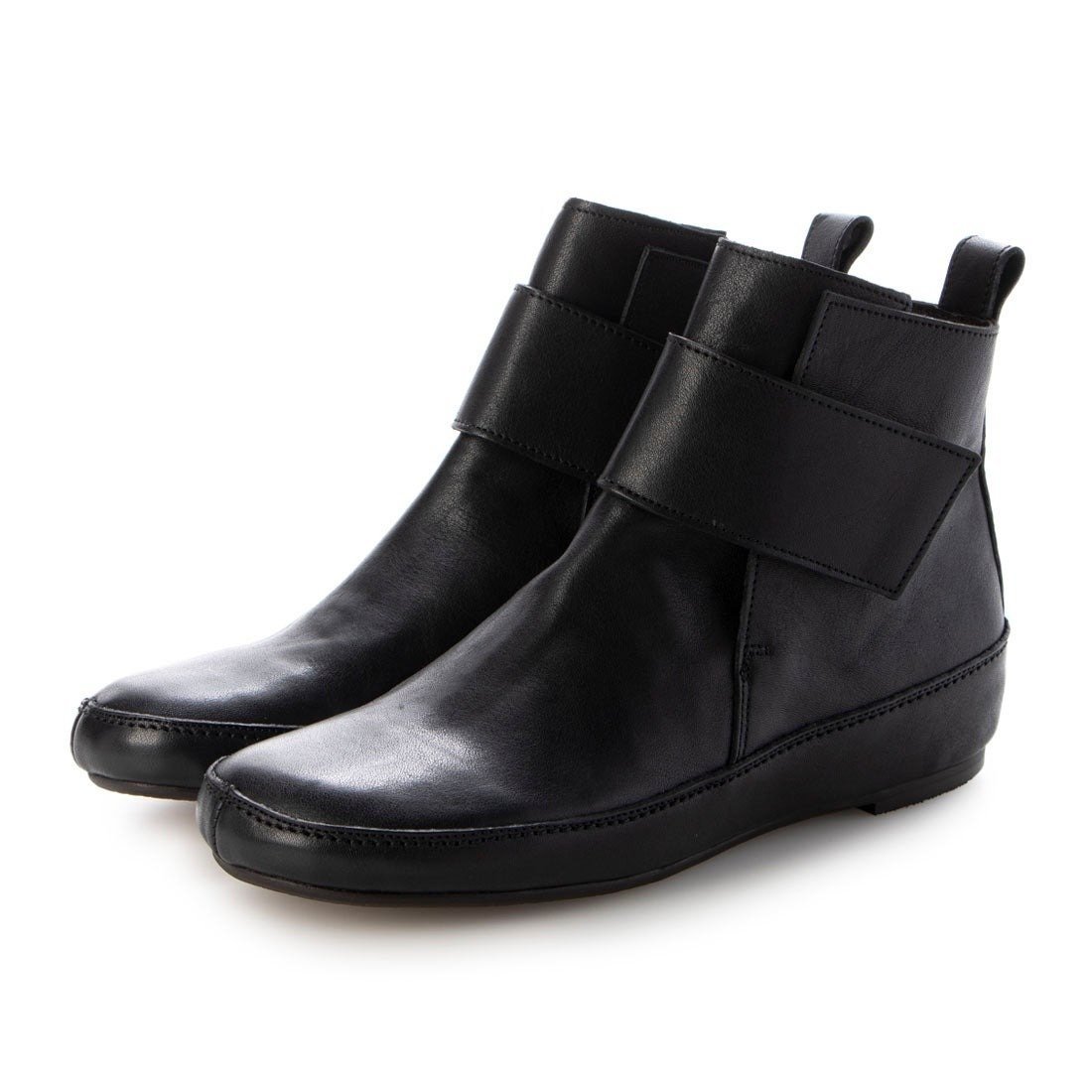 【ラボキゴシ ワークス/RABOKIGOSHI works】のフラット本革オブリークプラット製法ベロクロショートブーツ 人気、トレンドファッション・服の通販 founy(ファニー) ファッション Fashion レディースファッション Fashion for Women シンプル Simple, Minimal フィット Fit, Slim Fit フラット Flat, Flat Shoes プラット Platform, Platform Shoes 定番 Standard, Basic Item other-1|ID: prp329100004825059 ipo3291000000035095473