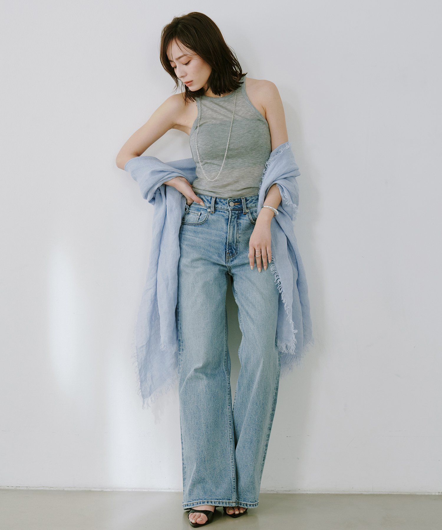 【アニュアンス/anuans】のWide leg denim 人気、トレンドファッション・服の通販 founy(ファニー) ファッション Fashion レディースファッション Fashion for Women おすすめ Recommended / Our Picks コンパクト Compact, Small Size ジャケット Jacket, Outerwear セットアップ Set-Up, Coordinated Outfit デニム Denim, Jeans Material リラックス Relax, Relaxed Fit ワイド Wide, Wide Fit other-1|ID: prp329100004825065 ipo3291000000035095520