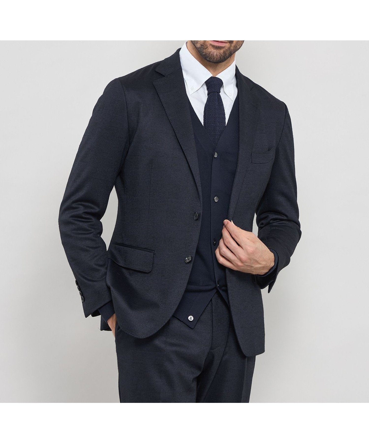 【マッキントッシュ ロンドン/MACKINTOSH LONDON / MEN】の【FLEX JERSEY】グレンチェックセットアップジャケット 人気、トレンドファッション・服の通販 founy(ファニー) ファッション Fashion メンズファッション Fashion for Men セットアップ Matching Sets おすすめ Recommended / Our Picks エレガント 上品 Elegant ジャケット Jacket, Outerwear セットアップ Set-Up, Coordinated Outfit リラックス Relax, Relaxed Fit 冬 Winter / This Winter 春 Spring 秋 Autumn 軽量 Lightweight, Ultra Light other-1|ID: prp329100004825073 ipo3291000000035095576