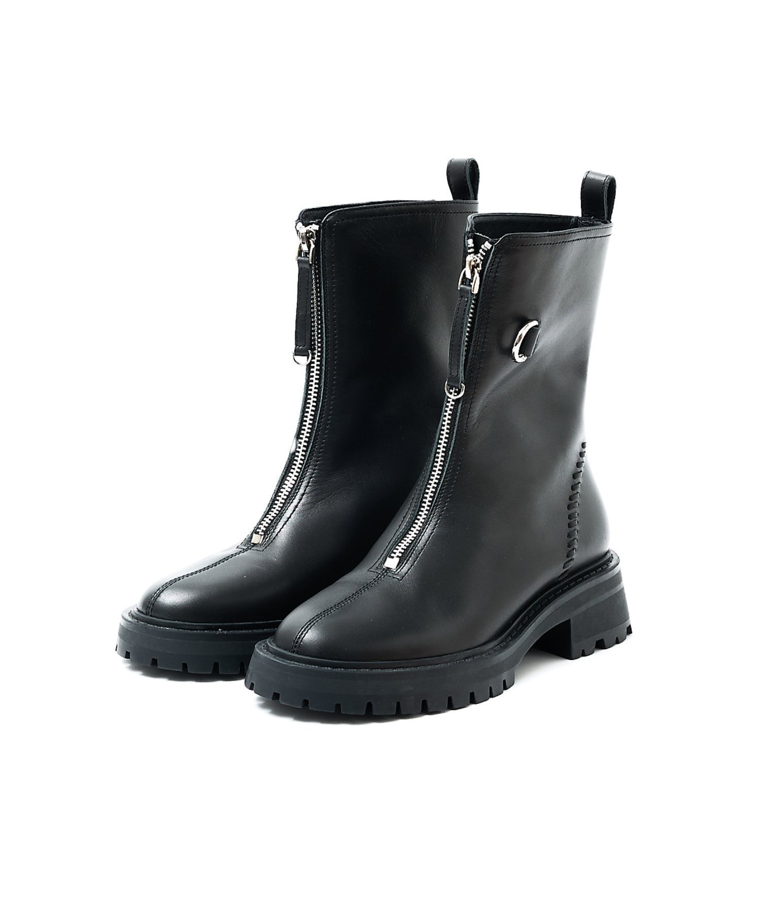 【オゥ バニスター/Au BANNISTER】の軽量タンクソール フロントジップブーツ 人気、トレンドファッション・服の通販 founy(ファニー) 　ファッション　Fashion　レディースファッション　Fashion for Women　ジップ　Zip, Zipper　人気　Popular, Best Seller　軽量　Lightweight, Ultra Light　 other-1|ID: prp329100004825077 ipo3291000000035095593