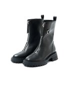 【オゥ バニスター/Au BANNISTER】の軽量タンクソール フロントジップブーツ 人気、トレンドファッション・服の通販 founy(ファニー) ファッション Fashion レディースファッション Fashion for Women ジップ Zip, Zipper 人気 Popular, Best Seller 軽量 Lightweight, Ultra Light thumbnail ブラック|ID: prp329100004825077 ipo3291000000035095596