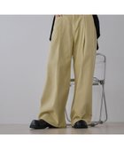 【ジーナシス/JEANASiS】のカラータックデニムワイドパンツ 人気、トレンドファッション・服の通販 founy(ファニー) ファッション Fashion レディースファッション Fashion for Women パンツ Pants & Trousers ヴィンテージ Vintage Style カットソー Cut and Sewn Top ジャケット Jacket, Outerwear スウェット / スエット Sweatshirt, Sweatwear デニム Denim, Jeans Material ブリーチ Bleach, Washed Finish おすすめ Recommended / Our Picks thumbnail イエロー系その他|ID: prp329100004825112 ipo3291000000035095852