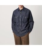【ユナイテッドアローズ/UNITED ARROWS / MEN】のシオタ スビンコットン ダンガリー ウエスタンシャツ ワンウォッシュ 「SLOW 」 人気、トレンドファッション・服の通販 founy(ファニー) ファッション Fashion メンズファッション Fashion for Men インナー Innerwear ウエスタン Western Style ヴィンテージ Vintage Style カフス Cuff Design ダンガリー Dungaree, Chambray ドット Polka Dot, Dot Pattern ドレス Dress, One-Piece 定番 Standard, Basic Item フロント Front, Front Design モチーフ Motif, Design Theme ヨーク Yoke, Yoke Design ワーク Workwear, Utility Style エレガント 上品 Elegant thumbnail NAVY|ID: prp329100004825128 ipo3291000000035095971