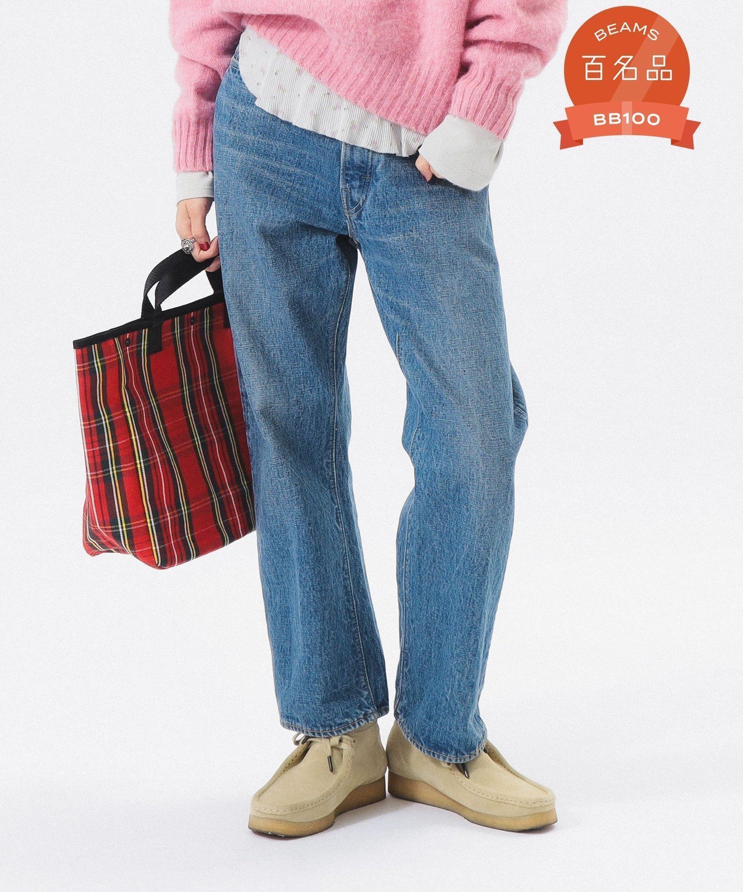 【ビームス ウイメン/BEAMS】の【ビームスの百名品】【別注】orSlow / No.8 DENIM NEW 25AW デニム オアスロー インテリア・キッズ・メンズ・レディースファッション・服の通販 founy(ファニー) 　ファッション　Fashion　レディースファッション　Fashion for Women　アンティーク　Antique-Inspired　ウェーブ　Wavy Pattern　スニーカー　Sneakers, Trainers　ソックス　Socks, Hosiery　デニム　Denim, Jeans Material　ベーシック　Basic, Essential　別注　Limited Edition, Custom Order　ロールアップ　Roll-Up, Cuffed Hem　ワーク　Workwear, Utility Style　2025年　2025　2025-2026秋冬・A/W　Autumn/Winter 2025–26 AW25–26　INDIGO|ID: prp329100004825136 ipo3291000000035096047