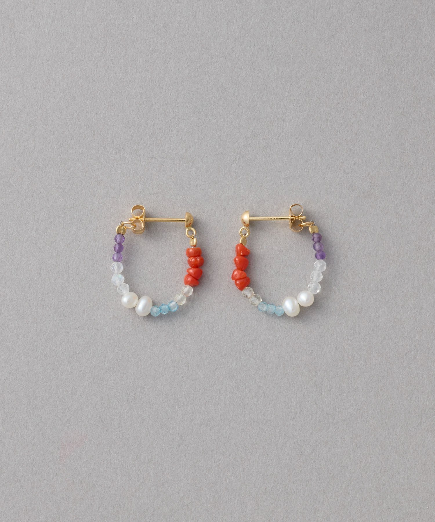 【エテ/ete】のフォーチュン K18YG ナチュラルストーン フープピアス /Dream インテリア・キッズ・メンズ・レディースファッション・服の通販 founy(ファニー) 　ファッション　Fashion　レディースファッション　Fashion for Women　おすすめ　Recommended / Our Picks　コレクション　Collection, Seasonal Line　シンプル　Simple, Minimal　ストーン　Stone, Gem-Like　ネックレス　Necklace, Pendant Necklace　パール　Pearl, Pearl Accent　フープ　Hoop, Hoop Earrings　イエローゴールド|ID: prp329100004825146 ipo3291000000035096098