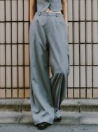 【スタイリング/styling】の【セットアップ対応】サイドタックスーツパンツ GRY[006]|ID: prp329100004825160 ipo3291000000035096182