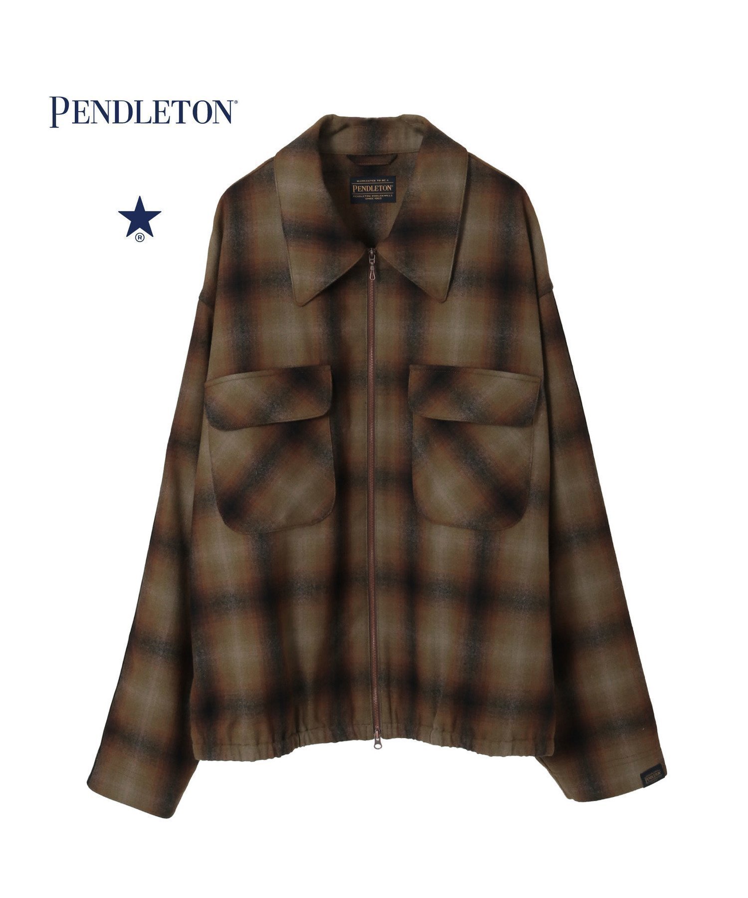 【コンバーストウキョウ/CONVERSE TOKYO】の【PENDLETON】SIDE LINE CHECKED JACKET (SET-UP) インテリア・キッズ・メンズ・レディースファッション・服の通販 founy(ファニー) 　ファッション　Fashion　レディースファッション　Fashion for Women　アウター　Coat / Outerwear Collection　レディースジャケット・軽アウター　Jackets　インナー　Innerwear　クラシック　Classic, Timeless Style　コレクション　Collection, Seasonal Line　シューズ　Shoes, Footwear　ジップ　Zip, Zipper　ジャケット　Jacket, Outerwear　スニーカー　Sneakers, Trainers　スポーティ　Sporty, Casual Athletic　スラックス　Slacks, Dress Pants　セットアップ　Set-Up, Coordinated Outfit　チェック　Check, Plaid, Tartan　デニム　Denim, Jeans Material　フラップ　Flap, Flap Pocket　フロント　Front, Front Design　ポケット　Pocket, Pocket Detail　ミリタリー　Military, Army Style　おすすめ　Recommended / Our Picks　ブラウン|ID: prp329100004825181 ipo3291000000035096363