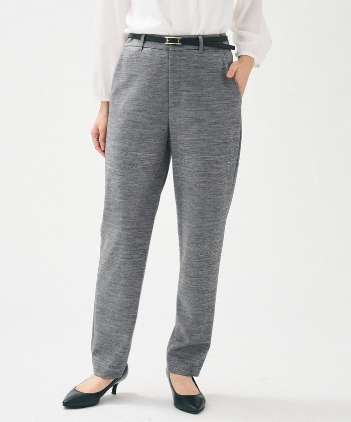 【アンタイトル/UNTITLED】の【洗えるスーツ/ストレッチ】ウール混ジャージ テーパードパンツ インテリア・キッズ・メンズ・レディースファッション・服の通販 founy(ファニー) https://founy.com/ ファッション Fashion レディースファッション Fashion for Women パンツ Pants & Trousers スーツ Business Suits & Workwear スーツパンツ・ドレスパンツ Suit Pants / Office Trousers / Dress Pants ウォッシャブル Machine Washable エレガント 上品 Elegant 洗える Machine Washable シンプル Simple, Minimal ジャケット Jacket, Outerwear ストレッチ Stretch, Stretchy Fabric スマート Smart, Elegant スーツ Suit, Formalwear セットアップ Set-Up, Coordinated Outfit 定番 Standard, Basic Item ポケット Pocket, Pocket Detail マーメイド Mermaid, Fishtail Silhouette リラックス Relax, Relaxed Fit A/W・秋冬 Autumn/Winter |ID: prp329100004825184 ipo3291000000035096378