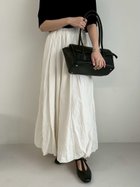 【ミラオーウェン/Mila Owen】のマキシウエストドロストワッシャーバルーンスカート WHT[001]|ID: prp329100004825202 ipo3291000000035096636