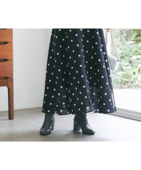 【ラブティックボンボン/La boutique BonBon】の【名品・最強着映え】ドットオーガンサーキュラースカート 人気、トレンドファッション・服の通販 founy(ファニー) ファッション Fashion レディースファッション Fashion for Women スカート Skirts オーガンジー Organza Fabric クロップド Cropped, Short Length シアー Sheer, See-Through ダブル Double, Double-Breasted トレンド Trend, Trending Now ドット Polka Dot, Dot Pattern フェミニン Feminine, Girly ポケット Pocket, Pocket Detail おすすめ Recommended / Our Picks エレガント 上品 Elegant |ID:prp329100004825205