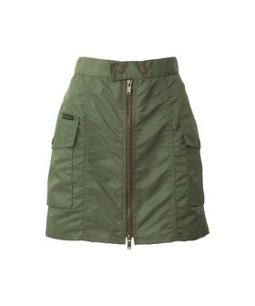 【ヒステリックグラマー/HYSTERIC GLAMOUR】のフロントジップナイロンミニスカート 人気、トレンドファッション・服の通販 founy(ファニー) ファッション Fashion レディースファッション Fashion for Women スカート Skirts ミニスカート Mini Skirts フロント Front, Front Design ボトム Bottoms, Lower Wear ミニスカート Mini Skirt, Short Skirt ミリタリー Military, Army Style |ID:prp329100004825211