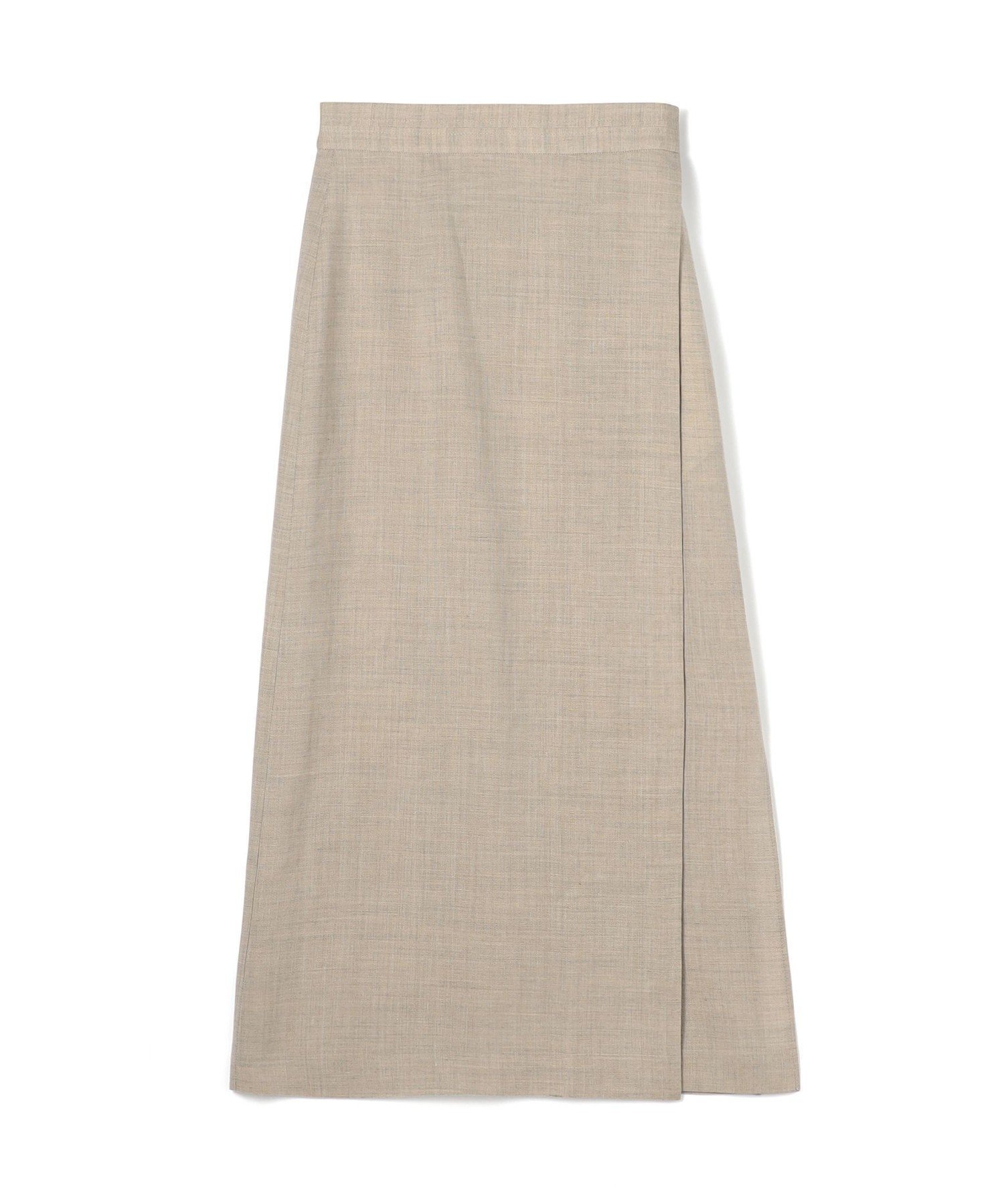 【トゥモローランド/TOMORROWLAND】のラミー マキシスカート インテリア・キッズ・メンズ・レディースファッション・服の通販 founy(ファニー) 　ファッション　Fashion　レディースファッション　Fashion for Women　スカート　Skirts　サンダル　Sandals, Summer Shoes　シューズ　Shoes, Footwear　スリット　Slit, Slit Detail　セットアップ　Set-Up, Coordinated Outfit　ネップ　Nepp, Slub Yarn　フラット　Flat, Flat Shoes　ボトム　Bottoms, Lower Wear　マキシ　Maxi, Full Length　ラップ　Wrap, Wrap Design　おすすめ　Recommended / Our Picks　夏　Summer　2025年　2025　2025春夏・S/S　Spring/Summer 2025 SS25　41 ライトベージュ|ID: prp329100004825227 ipo3291000000035096915