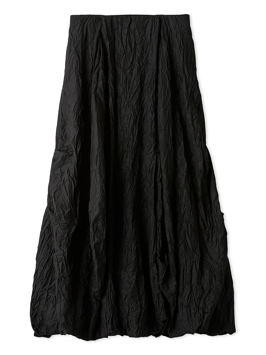 【エミ/emmi】のワッシャーバルーンスカート インテリア・キッズ・メンズ・レディースファッション・服の通販 founy(ファニー) 　ファッション　Fashion　レディースファッション　Fashion for Women　スカート　Skirts　おすすめ　Recommended / Our Picks　スマート　Smart, Elegant　バルーン　Balloon, Balloon Silhouette　フェミニン　Feminine, Girly　ポケット　Pocket, Pocket Detail　ランダム　Random, Irregular　BLK[009]|ID: prp329100004825228 ipo3291000000035096919