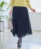 【リフレクト/Reflect】の【イージーケア】サークルダイヤ柄レースプリーツスカート 人気、トレンドファッション・服の通販 founy(ファニー) ファッション Fashion レディースファッション Fashion for Women スカート Skirts プリーツスカート / 上品フェミニンスタイル Pleated Skirts サークル Circle, Round Design スマート Smart, Elegant プリーツ Pleats, Pleated ポケット Pocket, Pocket Detail ラッセル Raschel, Raschel Lace レース Lace, Lace Fabric 切替 Switching, Contrast Panel thumbnail ブラック|ID: prp329100004825233 ipo3291000000035096954