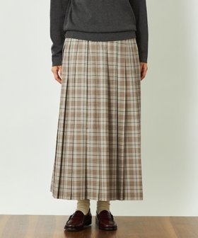 【マッキントッシュ フィロソフィー/MACKINTOSH PHILOSOPHY】のGREY LABEL チェックプリーツスカート 人気、トレンドファッション・服の通販 founy(ファニー) ファッション Fashion レディースファッション Fashion for Women スカート Skirts プリーツスカート / 上品フェミニンスタイル Pleated Skirts おすすめ Recommended / Our Picks コレクション Collection, Seasonal Line チェック Check, Plaid, Tartan ロング Long, Long-Length 冬 Winter / This Winter 春 Spring 秋 Autumn |ID:prp329100004825243
