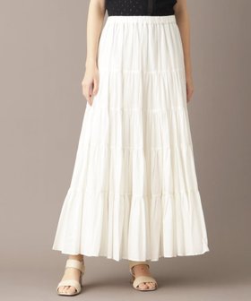 【ドレステリア/DRESSTERIOR】の【大人百花春号掲載 モデル美香さん着用】洗える/コットンボイルティアードスカート 人気、トレンドファッション・服の通販 founy(ファニー) ファッション Fashion レディースファッション Fashion for Women スカート Skirts ティアードスカート Tiered Skirts アクセサリー Fashion Accessories インド Indian Textile エレガント 上品 Elegant 洗える Machine Washable ショート Short, Short Length シンプル Simple, Minimal スマート Smart, Elegant ティアードスカート Tiered Skirt, Flounced Skirt ポケット Pocket, Pocket Detail |ID:prp329100004825245
