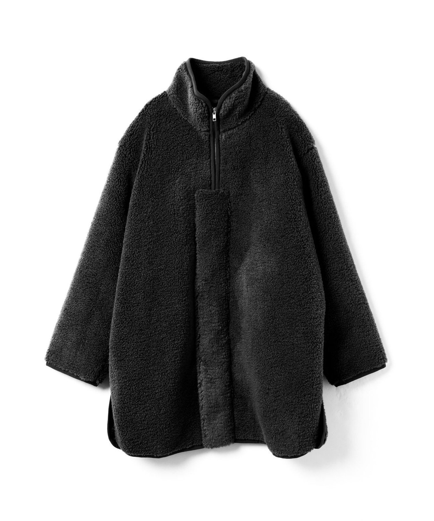 【マーコート/MARcourt】のmizuiro ind ボアブルゾン インテリア・キッズ・メンズ・レディースファッション・服の通販 founy(ファニー) ファッション Fashion レディースファッション Fashion for Women アウター Coat / Outerwear Collection ブルゾンジャケット・スポーティアウター Blouson Jackets スリット Slit, Slit Detail ダウン Down, Puffer ハイネック High Neck, Mock Neck ブルゾン Blouson, Bomber Jacket ポケット Pocket, Pocket Detail モコモコ Fuzzy, Fluffy 無地 Plain, Solid Color 長袖 Long Sleeve, Full Sleeve ブラック|ID: prp329100004825247 ipo3291000000035097179