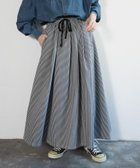 【アールエヌエーエヌ/RNA-N】のG1085 綿/麻デニムのプルオンロングスカート 人気、トレンドファッション・服の通販 founy(ファニー) ファッション Fashion レディースファッション Fashion for Women スカート Skirts ロングスカート Long Skirts / Maxi & Midi Skirts デニム Denim, Jeans Material リラックス Relax, Relaxed Fit ロング Long, Long-Length thumbnail クロ/シロヒッコリー|ID: prp329100004825252 ipo3291000000035097225