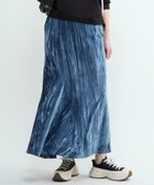【コンバーストウキョウ/CONVERSE TOKYO】のVELOR ASYMMETRY FLARE SKIRT 人気、トレンドファッション・服の通販 founy(ファニー) ファッション Fashion レディースファッション Fashion for Women スカート Skirts カットソー Cut and Sewn Top カーディガン Cardigan, Knitwear シンプル Simple, Minimal ストレート Straight, Straight Cut セットアップ Set-Up, Coordinated Outfit タートル Turtleneck, Turtle Collar フレア Flare, Flared ベロア Velour, Soft Velvet ミックス Mix, Mixed Style ロング Long, Long-Length エレガント 上品 Elegant thumbnail ブルー|ID: prp329100004825254 ipo3291000000035097242