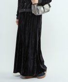 【コンバーストウキョウ/CONVERSE TOKYO】のVELOR ASYMMETRY FLARE SKIRT 人気、トレンドファッション・服の通販 founy(ファニー) ファッション Fashion レディースファッション Fashion for Women スカート Skirts カットソー Cut and Sewn Top カーディガン Cardigan, Knitwear シンプル Simple, Minimal ストレート Straight, Straight Cut セットアップ Set-Up, Coordinated Outfit タートル Turtleneck, Turtle Collar フレア Flare, Flared ベロア Velour, Soft Velvet ミックス Mix, Mixed Style ロング Long, Long-Length エレガント 上品 Elegant thumbnail ブラック|ID: prp329100004825254 ipo3291000000035097243