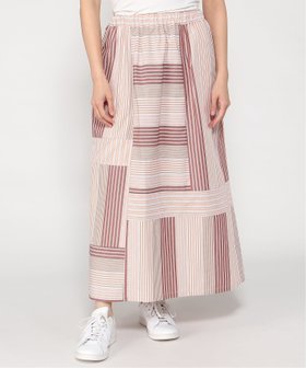 【フラボア/FRAPBOIS】のマルチスト スカート 人気、トレンドファッション・服の通販 founy(ファニー) ファッション Fashion レディースファッション Fashion for Women スカート Skirts コレクション Collection, Seasonal Line シンプル Simple, Minimal ストライプ Stripe, Striped Pattern ドッキング Docking, Mixed Material フレアースカート Flared Skirt, A-Line Skirt メンズ Men's, Menswear リラックス Relax, Relaxed Fit |ID:prp329100004825255