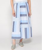 【フラボア/FRAPBOIS】のマルチスト スカート 人気、トレンドファッション・服の通販 founy(ファニー) ファッション Fashion レディースファッション Fashion for Women スカート Skirts コレクション Collection, Seasonal Line シンプル Simple, Minimal ストライプ Stripe, Striped Pattern ドッキング Docking, Mixed Material フレアースカート Flared Skirt, A-Line Skirt メンズ Men's, Menswear リラックス Relax, Relaxed Fit thumbnail ブルー|ID: prp329100004825255 ipo3291000000035097259