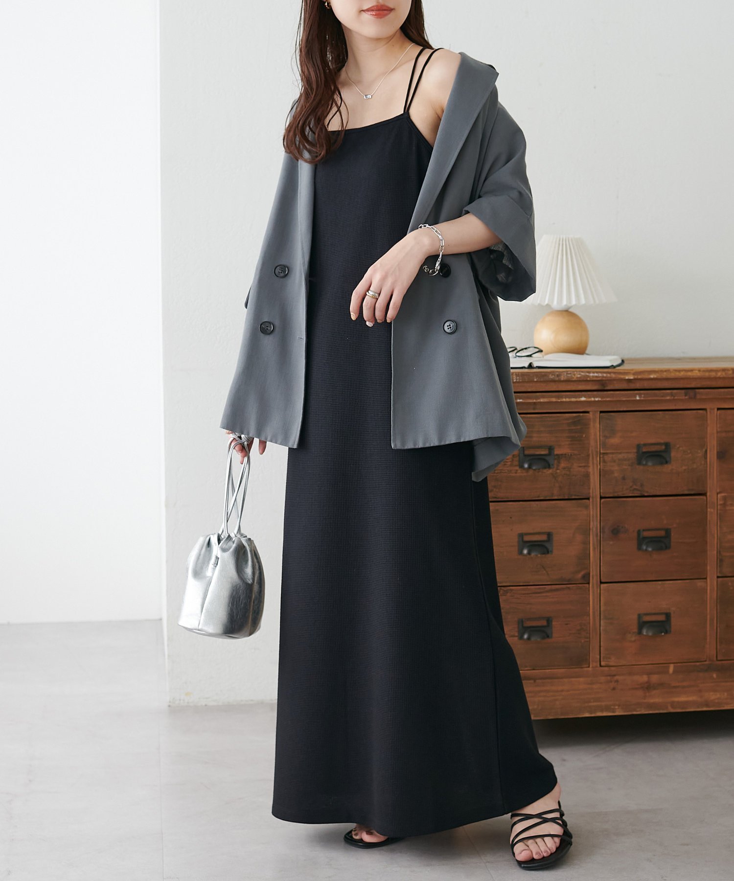 【ディスコート/Discoat】の【WEB限定】ワッフルキャミワンピース 人気、トレンドファッション・服の通販 founy(ファニー) 　ファッション　Fashion　レディースファッション　Fashion for Women　ワンピース　Dresses　キャミソールワンピース　Camisole Dresses　おすすめ　Recommended / Our Picks　インナー　Innerwear　カーディガン　Cardigan, Knitwear　キャミワンピース　Cami Dress, Slip Dress　サンダル　Sandals, Summer Shoes　ジャケット　Jacket, Outerwear　スニーカー　Sneakers, Trainers　リネン　Linen, Linen Fabric　リラックス　Relax, Relaxed Fit　ワッフル　Waffle, Waffle Knit　半袖　Short Sleeve, Half Sleeve　夏　Summer　 other-1|ID: prp329100004825258 ipo3291000000035097278