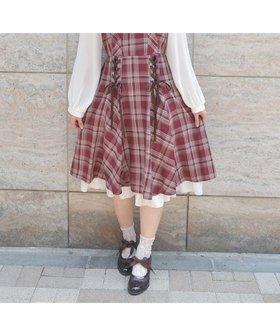 【アクシーズファム/axes femme】のビスチェ切替レースアップワンピース 人気、トレンドファッション・服の通販 founy(ファニー) ファッション Fashion レディースファッション Fashion for Women ワンピース Dresses おすすめ Recommended / Our Picks クラシカル Classical, Vintage-Inspired ビスチェ Bustier, Corset Top フリル Frill, Ruffle 切替 Switching, Contrast Panel |ID:prp329100004825260