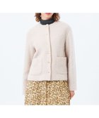 【マッキントッシュ フィロソフィー/MACKINTOSH PHILOSOPHY】の【HESSLE(ヘスル)】ノーカラーショートコート 人気、トレンドファッション・服の通販 founy(ファニー) ファッション Fashion レディースファッション Fashion for Women アウター Coat / Outerwear Collection コート・ロングコート・ピーコート Long Coats, Peacoats & More おすすめ Recommended / Our Picks カーディガン Cardigan, Knitwear コンパクト Compact, Small Size ファブリック Fabric, Textile 冬 Winter / This Winter 秋 Autumn thumbnail エクリュ|ID: prp329100004825264 ipo3291000000035097336