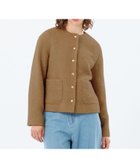 【マッキントッシュ フィロソフィー/MACKINTOSH PHILOSOPHY】の【HESSLE(ヘスル)】ノーカラーショートコート 人気、トレンドファッション・服の通販 founy(ファニー) ファッション Fashion レディースファッション Fashion for Women アウター Coat / Outerwear Collection コート・ロングコート・ピーコート Long Coats, Peacoats & More おすすめ Recommended / Our Picks カーディガン Cardigan, Knitwear コンパクト Compact, Small Size ファブリック Fabric, Textile 冬 Winter / This Winter 秋 Autumn thumbnail ベージュ|ID: prp329100004825264 ipo3291000000035097339