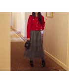 【プロポーション ボディドレッシング/PROPORTION BODY DRESSING】の部分プリーツティアードスカート 25AW 人気、トレンドファッション・服の通販 founy(ファニー) ファッション Fashion レディースファッション Fashion for Women スカート Skirts ティアードスカート Tiered Skirts 2025年 2025 2025-2026秋冬・A/W Autumn/Winter 2025–26 AW25–26 チュール Tulip, Tulip Motif ティアードスカート Tiered Skirt, Flounced Skirt プリーツ Pleats, Pleated thumbnail チャコール2|ID: prp329100004825281 ipo3291000000035097536