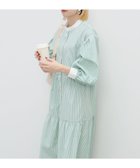 【ビームス ウイメン/BEAMS】のストライプ ティアード シャツワンピース 人気、トレンドファッション・服の通販 founy(ファニー) ファッション Fashion レディースファッション Fashion for Women ワンピース Dresses シャツワンピース / 1枚で着映えコーデ Shirt Dresses ウェーブ Wavy Pattern サンダル Sandals, Summer Shoes ストライプ Stripe, Striped Pattern ティアード Tiered, Tiered Style フェミニン Feminine, Girly ポケット Pocket, Pocket Detail 羽織 Haori, Light Jacket おすすめ Recommended / Our Picks エレガント 上品 Elegant thumbnail GREEN|ID: prp329100004825301 ipo3291000000035097729