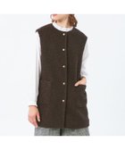 【マッキントッシュ フィロソフィー/MACKINTOSH PHILOSOPHY】の【HESSLE NO SLEEVE(ヘスルノースリーブ)】 人気、トレンドファッション・服の通販 founy(ファニー) ファッション Fashion レディースファッション Fashion for Women トップス・カットソー Cut & Sew Tops キャミソール&ノースリーブ Camisoles & Sleeveless Tops おすすめ Recommended / Our Picks トレンド Trend, Trending Now バランス Balance, Style Balance ファブリック Fabric, Textile 冬 Winter / This Winter 秋 Autumn thumbnail ブラウン|ID: prp329100004825303 ipo3291000000035097821