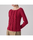 【アナイ/ANAYI】のウェービーフリルリブ プルオーバー 人気、トレンドファッション・服の通販 founy(ファニー) ファッション Fashion レディースファッション Fashion for Women トップス・カットソー Cut & Sew Tops カジュアルプルオーバー・ニットトップス Pullovers & Knit Tops / Casual Pullovers スマート Smart, Elegant フリル Frill, Ruffle ホールガーメント WholeGarment, Seamless Knit A/W・秋冬 Autumn/Winter 再入荷 Restock / Back in Stock thumbnail red|ID: prp329100004825323 ipo3291000000035098060