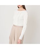 【アナイ/ANAYI】のウェービーフリルリブ プルオーバー 人気、トレンドファッション・服の通販 founy(ファニー) ファッション Fashion レディースファッション Fashion for Women トップス・カットソー Cut & Sew Tops カジュアルプルオーバー・ニットトップス Pullovers & Knit Tops / Casual Pullovers スマート Smart, Elegant フリル Frill, Ruffle ホールガーメント WholeGarment, Seamless Knit A/W・秋冬 Autumn/Winter 再入荷 Restock / Back in Stock thumbnail off white|ID: prp329100004825323 ipo3291000000035098062